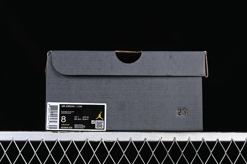 All categories Air Jordan Jordan series basketball shoes Air Jordan 1 Low Z version Air Jordan 1 Low OG "All Black" AJ1 Joe 1 all black low-top cultural casual sneakers 553558-025